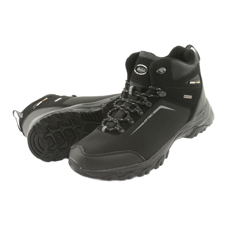 American Club Americké trekové zimní boty s membránou černý 4