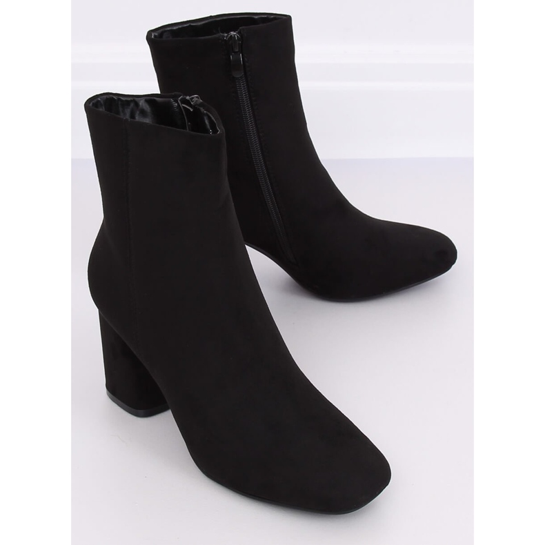 Černá 3486 Černé vysoké podpatky 2