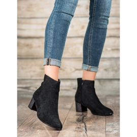 Filippo Klasické semišové kozačky černý 1