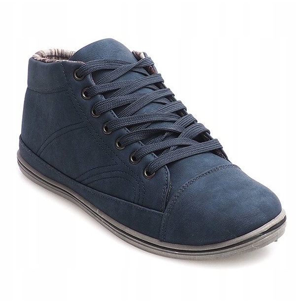 Módní vysoké tenisky TL364 Navy Blue námořnická modř 1