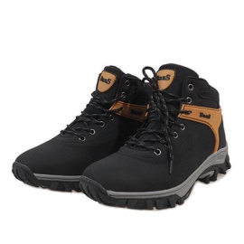 Černé izolované sněhové boty 299-1 černá 3
