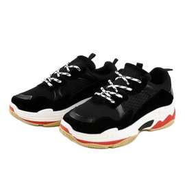 Černá módní sportovní obuv LL1710 2