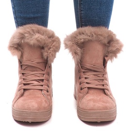 Teplé tenisky AB-14 růžové růžový 2 Teplé tenisky AB-14 růžové růžový 2