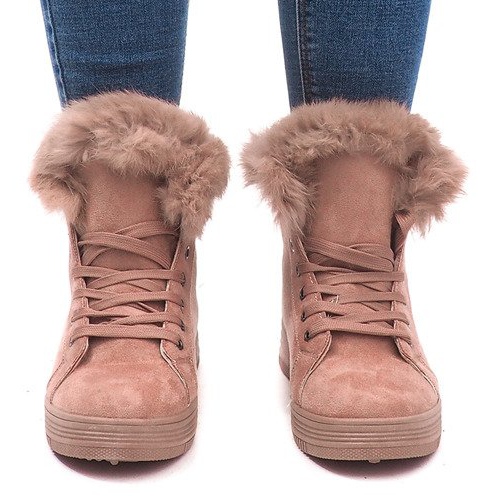 Teplé tenisky AB-14 růžové růžový 2 Teplé tenisky AB-14 růžové růžový 2