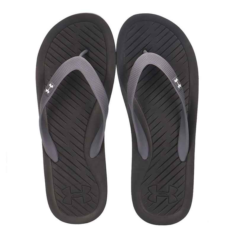 Pantofle Under Armour AtlanticDune M 1252506-004 černý šedá 1