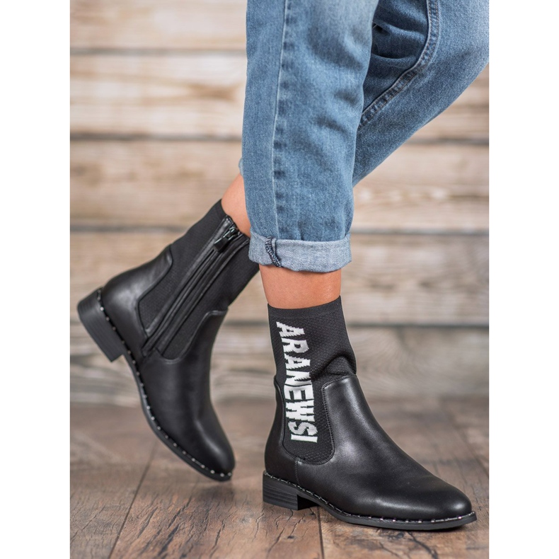 Vysoké boty VINCEZA černá 2