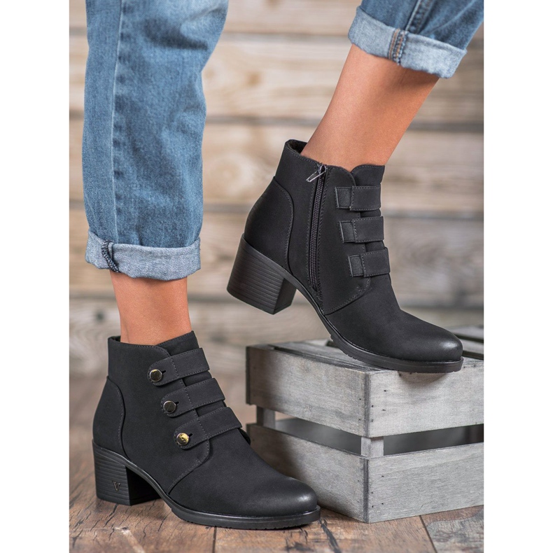 Boty na vysokém podpatku VINCEZA černá 1