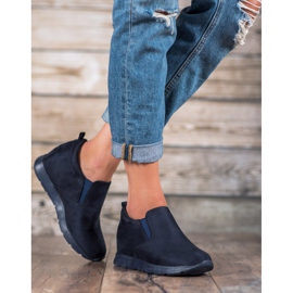 Sport Dámské nazouvací boty modrý 2