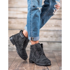 Marquiz Šněrovací lapače Moro černý šedá 2