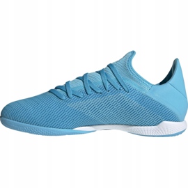 Sálová obuv adidas X 19.3 In M F35371 modrý modrý 1