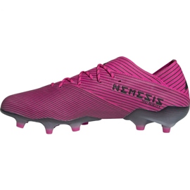 Kopačky Adidas Nemeziz 19.1 Fg M F34407 růžový růžový 1