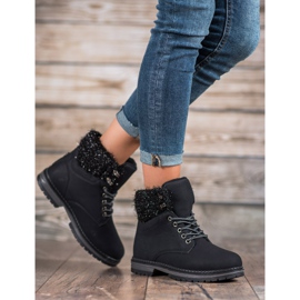 SHELOVET Trapery se třpytkami černý 1