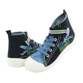 Dětské boty Befado 268Y066 námořnická modrá modrý zelená 3