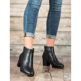 SHELOVET Klasické boty z ekokůže černá 1