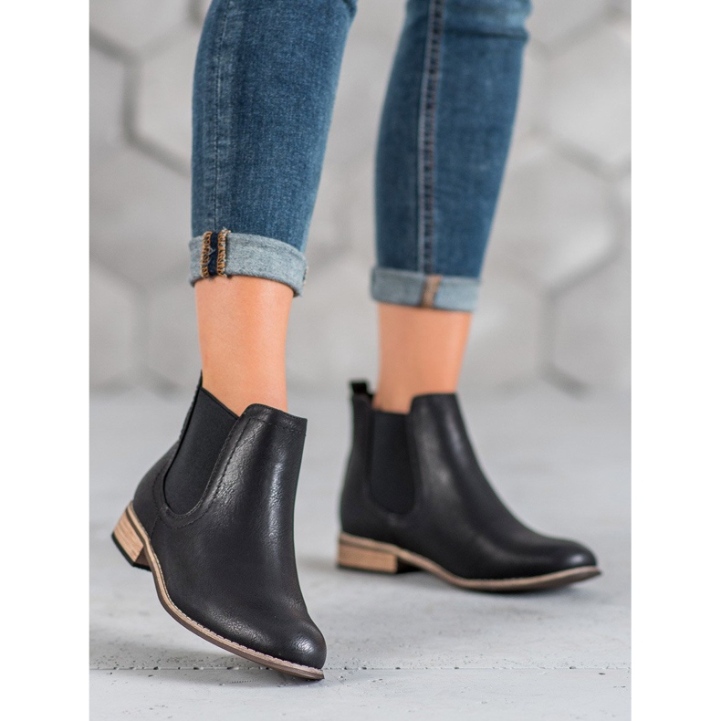 SDS Černé boty Chelsea černý 2