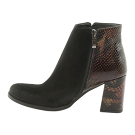 Viper semišové boty Gamis 3808 hnědý černý 2