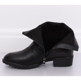Černé dámské ploché boty G-160-1 Black černý 1