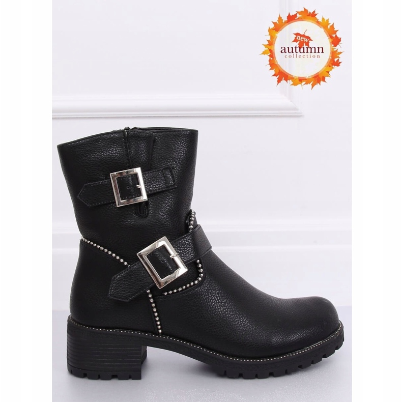 Černé vojenské boty A-339 Black černý 1