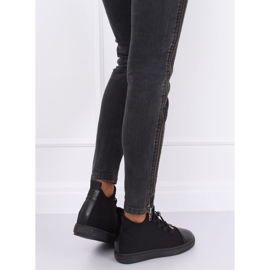 Černé neoprenové izolované tenisky XY-35 černá 2