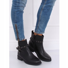 Černé dámské boty Chelsea KL-578 Black černý 1