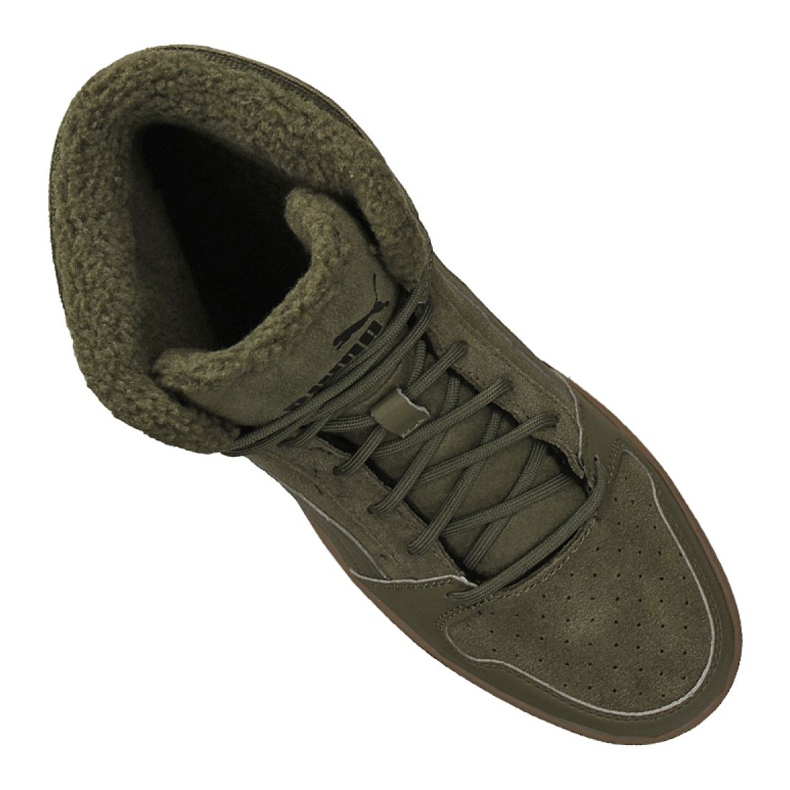 Puma Rebound LayUp Sd Fur M 369831-03 zelený 2