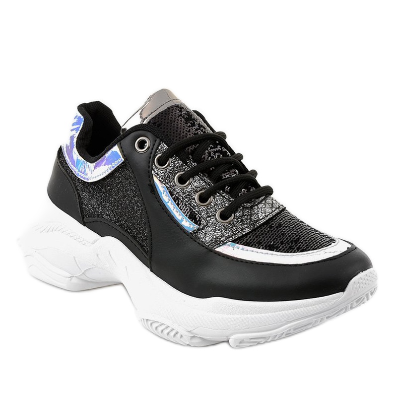 Černá dámská sportovní obuv W-3117 černý 1
