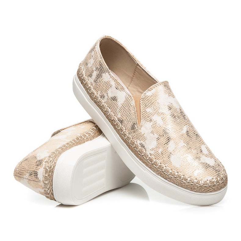 Vices Slip Ony jako espadrilky žluť 1