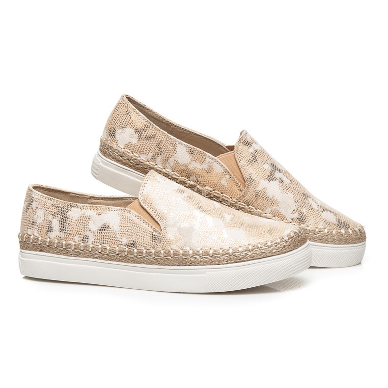 Vices Slip Ony jako espadrilky žluť 2