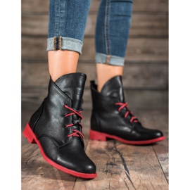 Filippo Šněrovací boty z eko kůže černá 1