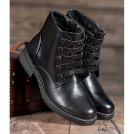 SHELOVET Pracovníci s krystaly černá 2