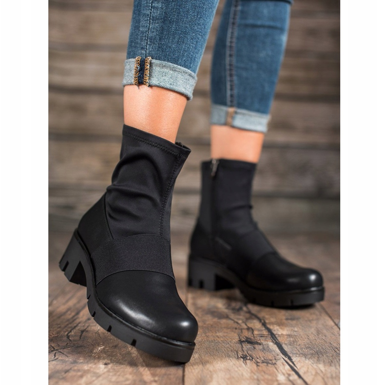 Filippo Černé Boty Na Platformě černá 1