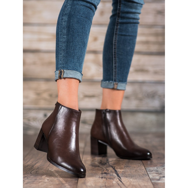 Boty Na Postu VINCEZA hnědý 1