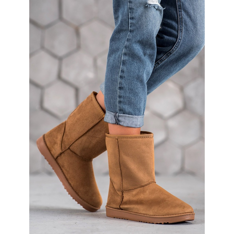 SHELOVET Klasický Mukluki hnědý 2