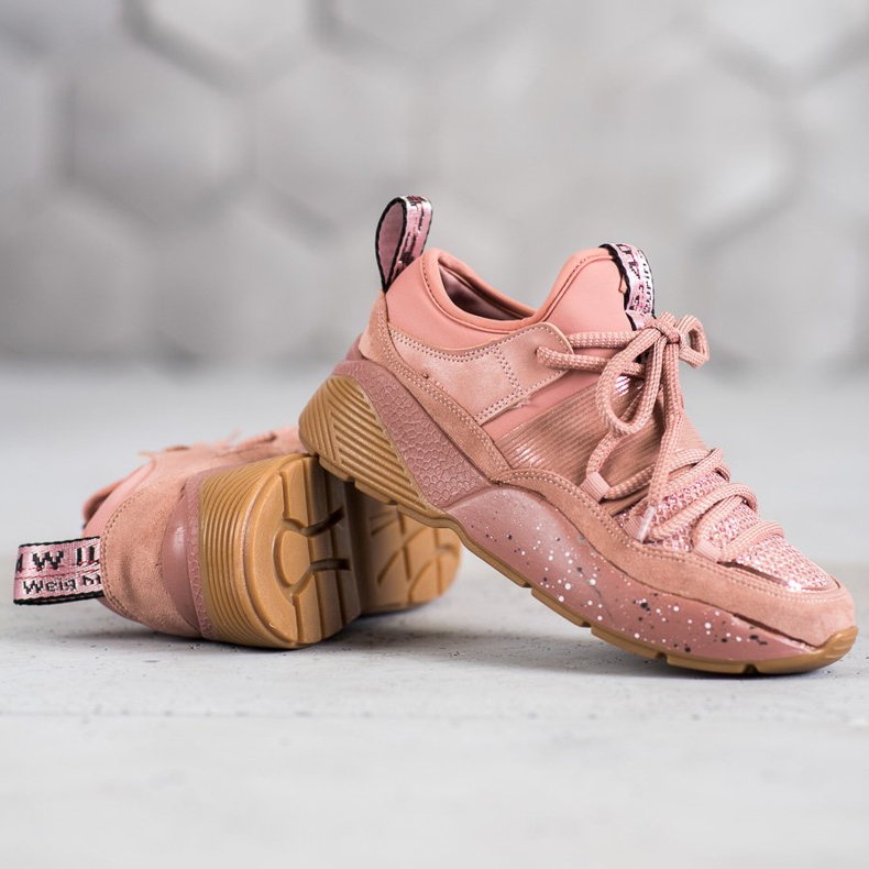 SHELOVET Nazouvací sportovní obuv růžový 2