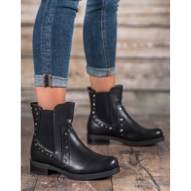 Bestelle Nazouvací boty s tryskami černá 1 Bestelle Nazouvací boty s tryskami černá 1