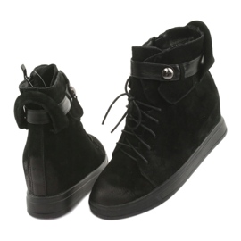 M.Daszyński Černé tenisky se zipem 143 černá 4 M.Daszyński Černé tenisky se zipem 143 černá 4