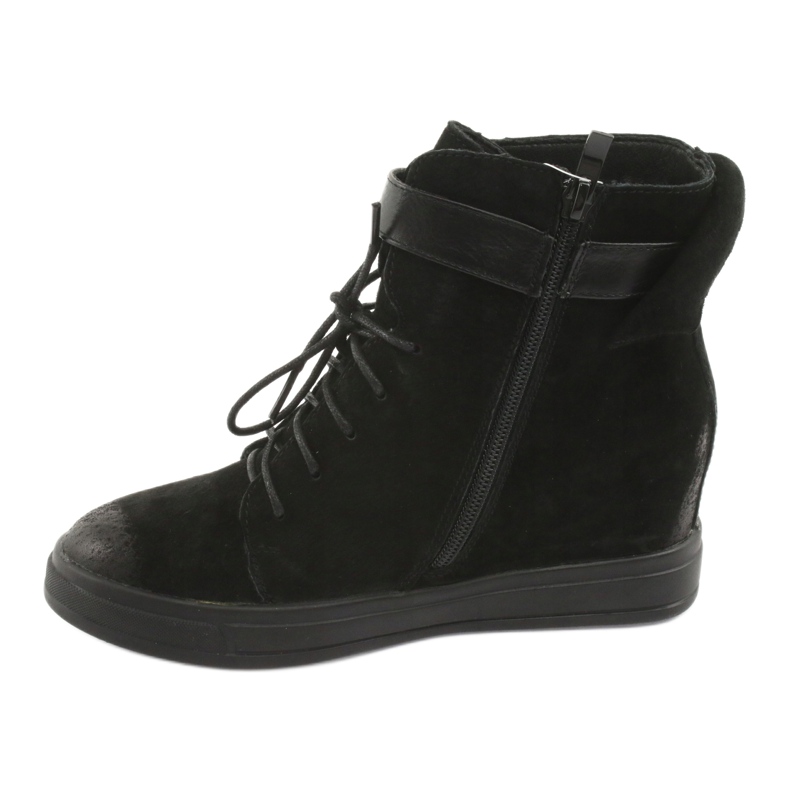 M.Daszyński Černé tenisky se zipem 143 černá 2