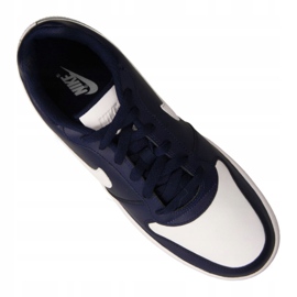 Boty Nike Ebernon Low M AQ1775-401 bílý námořnická modř 2