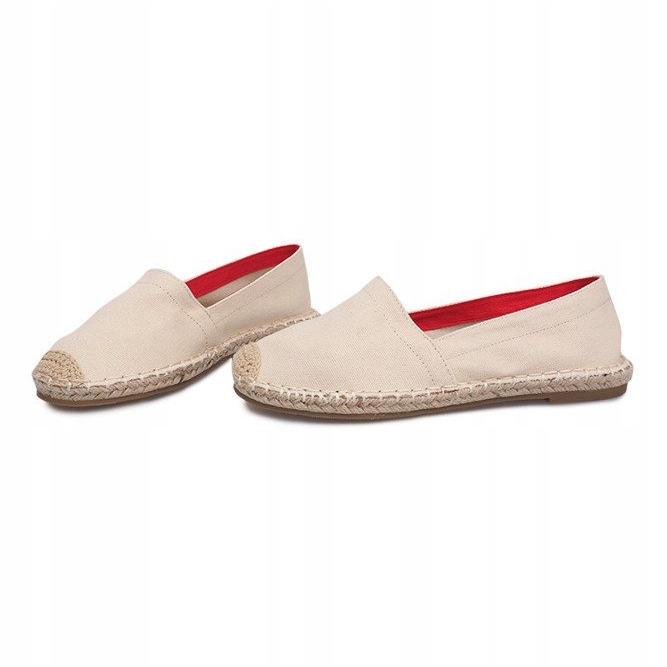 Espadrilles Sandály F169-6 Béžová béžový 1