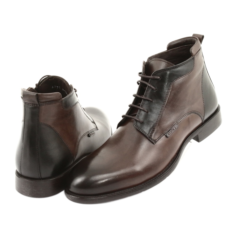 Badura zimní boty Jodhpur hnědý 4