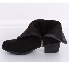 Dámské černé kovbojské boty 8035-GA Black černá 1