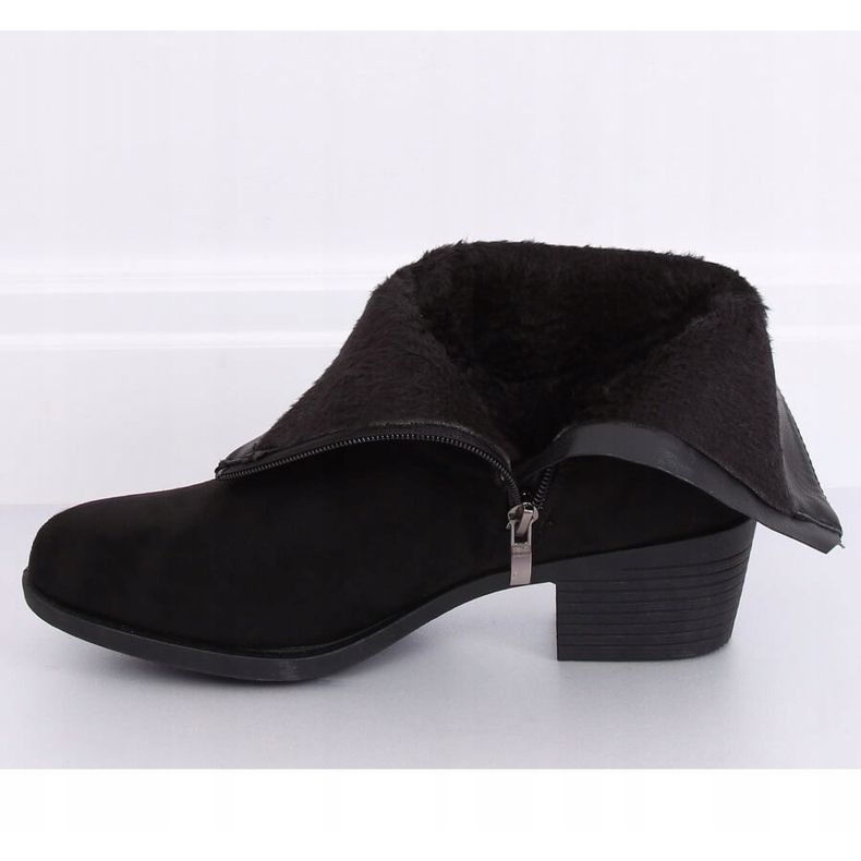 Dámské černé kovbojské boty 8035-GA Black černá 1 Dámské černé kovbojské boty 8035-GA Black černá 1