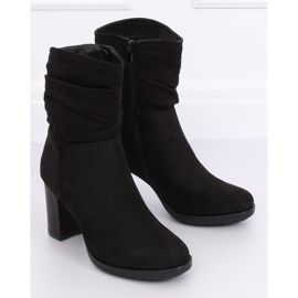 Černá 4581 Černé vysoké podpatky 2