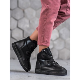 Weide Černé sněhové boty černý 1