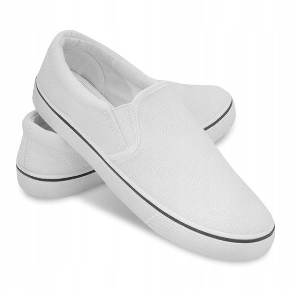 Nazouvací tenisky Slip On C03 bílá bílý 1
