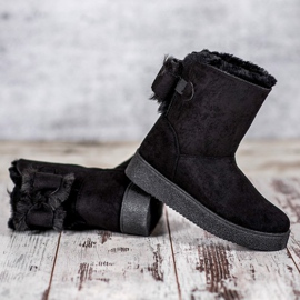 SHELOVET Mukluki S Mašlí černý 1