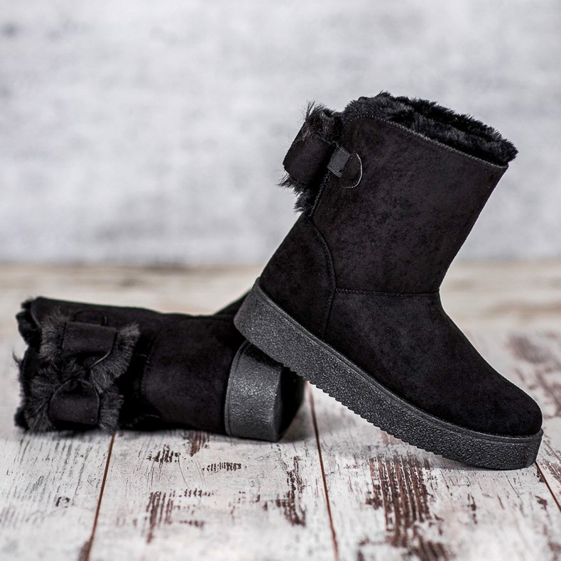 SHELOVET Mukluki S Mašlí černá 1