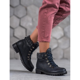 SHELOVET Tmavě modré boty modrý 2