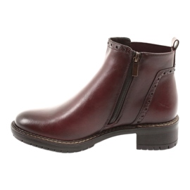 Kozačky Jodhpur boty Filippo 957 burgundy hnědý 2