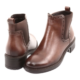 Hnědé boty Jodhpur boty Filippo 957 hnědý 4